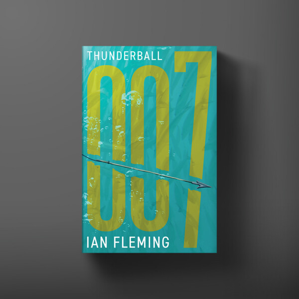Paperback book cover for Thunderball by Ian Fleming.