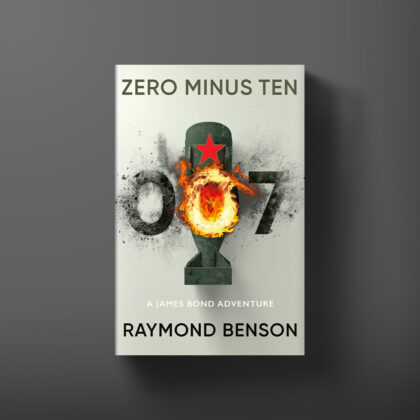 Book cover for Zero Minus Ten by Raymond Benson.