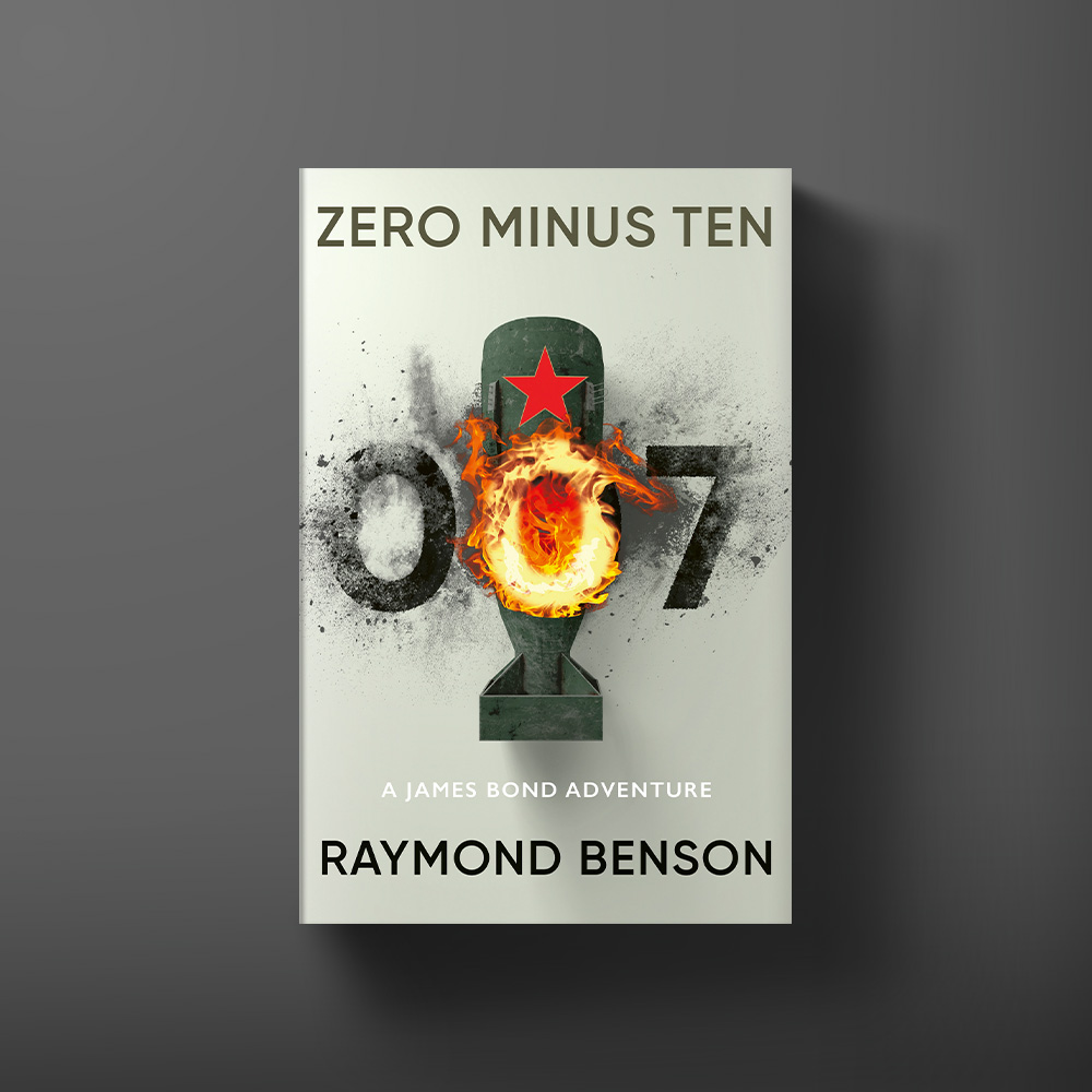 Book cover for Zero Minus Ten by Raymond Benson.