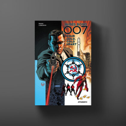 Cover for Your Cold, Cold Heart graphic novel, written by Garth Ennis with art by Rapha Lobosco.