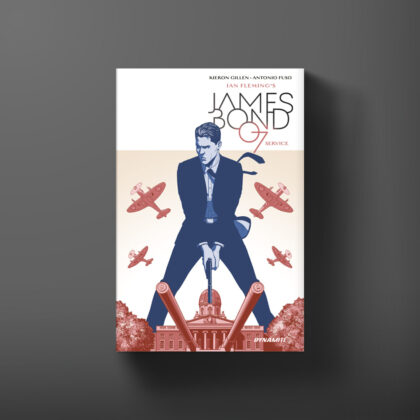 Cover for the Service graphic novel written by Kieron Gillen, with art by Antonio Fuso.