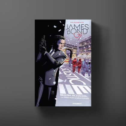 Cover for the Solstice graphic novel with writing & art by Ibrahim Moustafa.