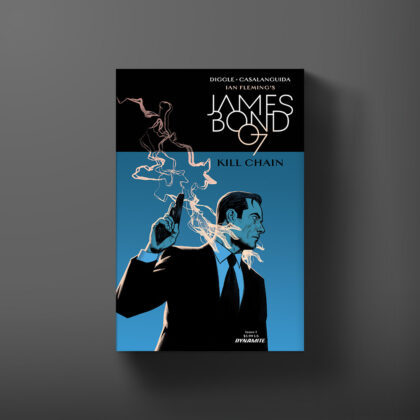 Cover for the Kill Chain graphic novel written by Andy Diggle, with art by Luca Casalanguida.