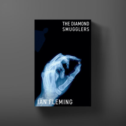 Paperback cover for The Diamond Smugglers by Ian Fleming.