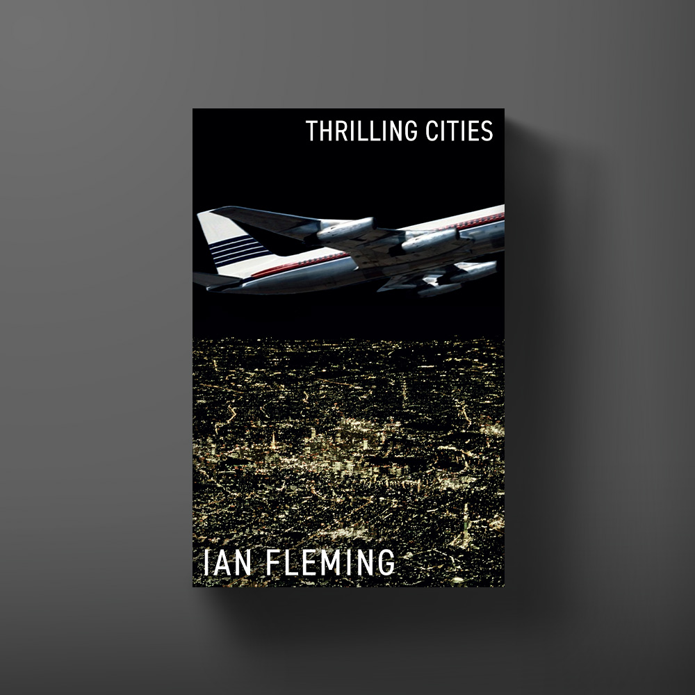 Paperback book cover for Thrilling Cities by Ian Fleming.