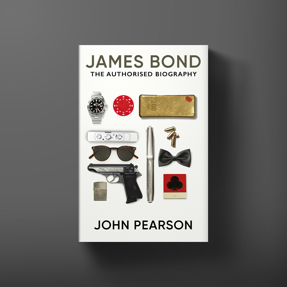 Paperback book cover for James Bond, the Authorised Biography by John Pearson.