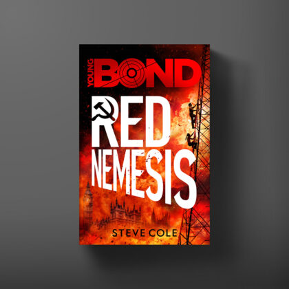 Book cover for Red Nemesis, a Young Bond book by Steve Cole.