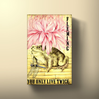 First edition cover of You Only Live Twice , designed by by Richard Chopping and published by Jonathan Cape 1964.