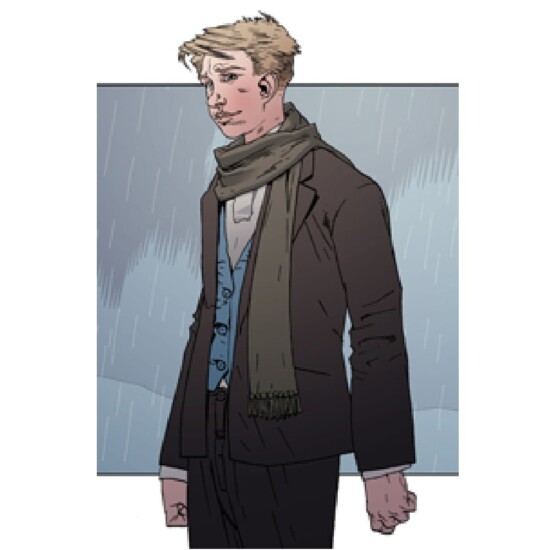 Perry Mandelville is a character from the Young Bond book series. Perry is shown here as a young man with blonde hair and white skin.