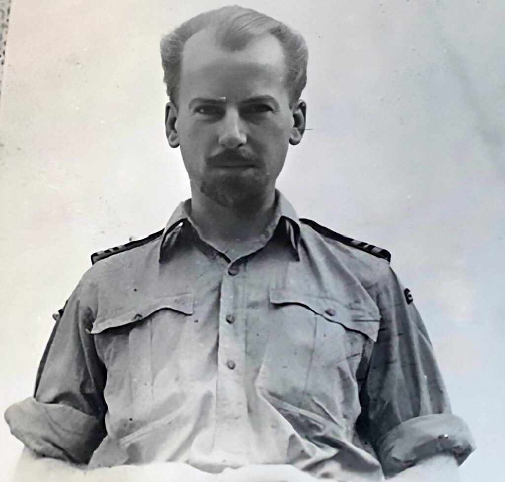 Black and white photograph of Commander Dunstan Curtis