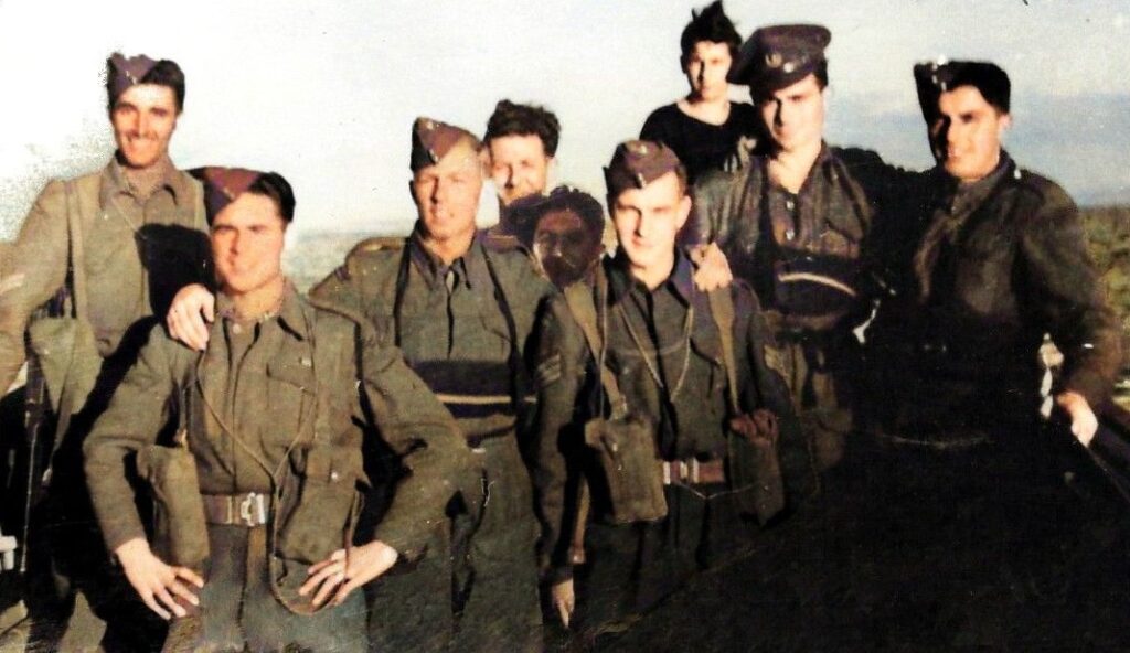 Photograph of the original 30AU members, Algiers November 1942